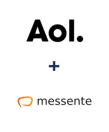 Einbindung von AOL und Messente