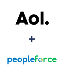 Einbindung von AOL und PeopleForce