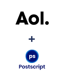 Einbindung von AOL und Postscript