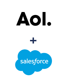 Einbindung von AOL und Salesforce CRM