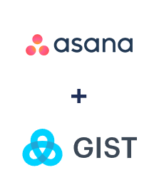 Einbindung von Asana und Gist