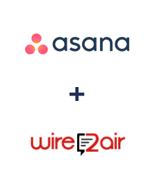 Einbindung von Asana und Wire2Air