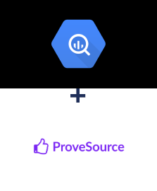 Einbindung von BigQuery und ProveSource