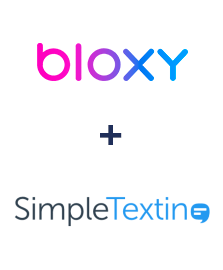 Einbindung von Bloxy und SimpleTexting