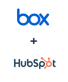 Einbindung von Box und HubSpot