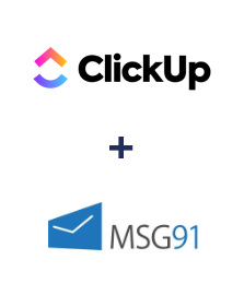 Einbindung von ClickUp und MSG91