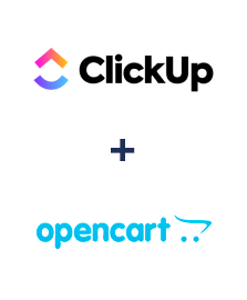 Einbindung von ClickUp und Opencart