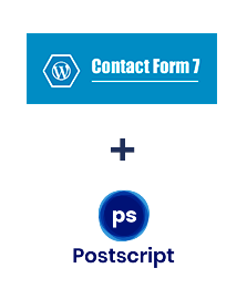 Einbindung von Contact Form 7 und Postscript