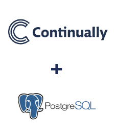Einbindung von Continually und PostgreSQL