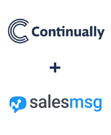 Einbindung von Continually und Salesmsg