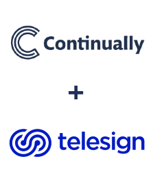 Einbindung von Continually und Telesign