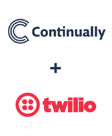 Einbindung von Continually und Twilio