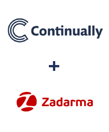 Einbindung von Continually und Zadarma