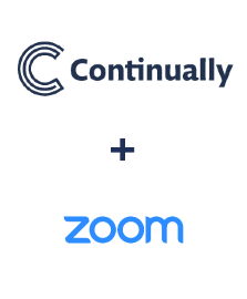 Einbindung von Continually und Zoom