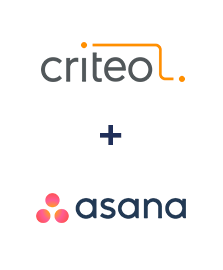 Einbindung von Criteo und Asana