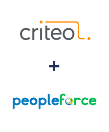 Einbindung von Criteo und PeopleForce