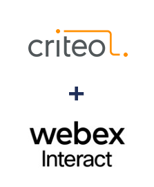 Einbindung von Criteo und Webex Interact