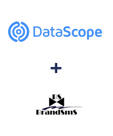 Einbindung von DataScope Forms und BrandSMS 