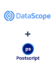 Einbindung von DataScope Forms und Postscript