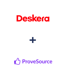 Einbindung von Deskera CRM und ProveSource