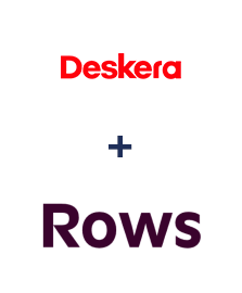 Einbindung von Deskera CRM und Rows