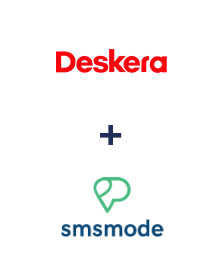 Einbindung von Deskera CRM und smsmode