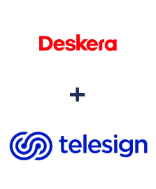 Einbindung von Deskera CRM und Telesign