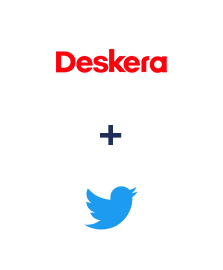 Einbindung von Deskera CRM und Twitter