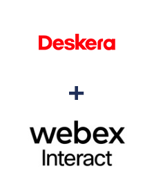 Einbindung von Deskera CRM und Webex Interact