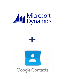 Einbindung von Microsoft Dynamics 365 und Google Contacts