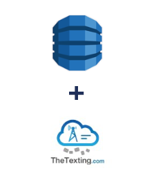 Einbindung von Amazon DynamoDB und TheTexting