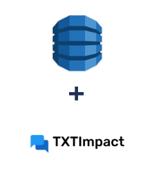 Einbindung von Amazon DynamoDB und TXTImpact