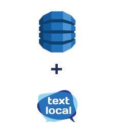 Einbindung von Amazon DynamoDB und Textlocal