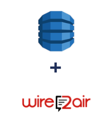 Einbindung von Amazon DynamoDB und Wire2Air