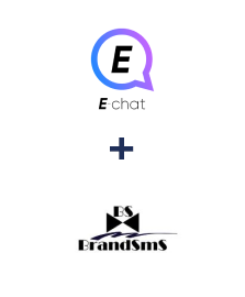 Einbindung von E-chat und BrandSMS 