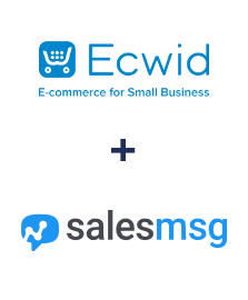 Einbindung von Ecwid und Salesmsg