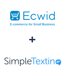 Einbindung von Ecwid und SimpleTexting