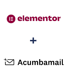 Einbindung von Elementor und Acumbamail