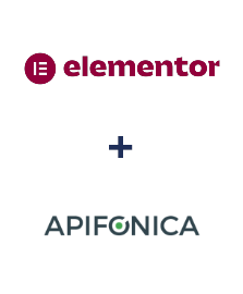 Einbindung von Elementor und Apifonica