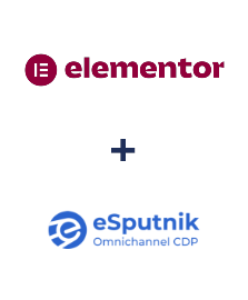 Einbindung von Elementor und eSputnik