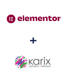 Einbindung von Elementor und Karix