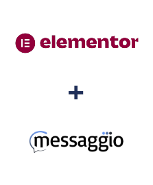 Einbindung von Elementor und Messaggio