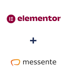 Einbindung von Elementor und Messente