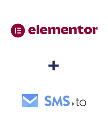 Einbindung von Elementor und SMS.to