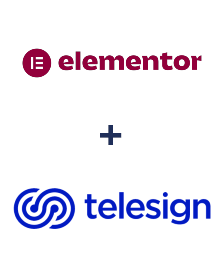 Einbindung von Elementor und Telesign