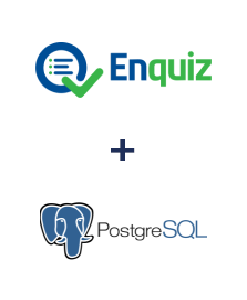 Einbindung von Enquiz und PostgreSQL