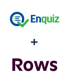 Einbindung von Enquiz und Rows