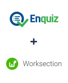 Einbindung von Enquiz und Worksection