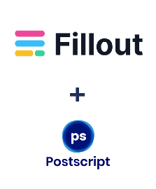 Einbindung von Fillout und Postscript