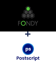 Einbindung von Fondy und Postscript